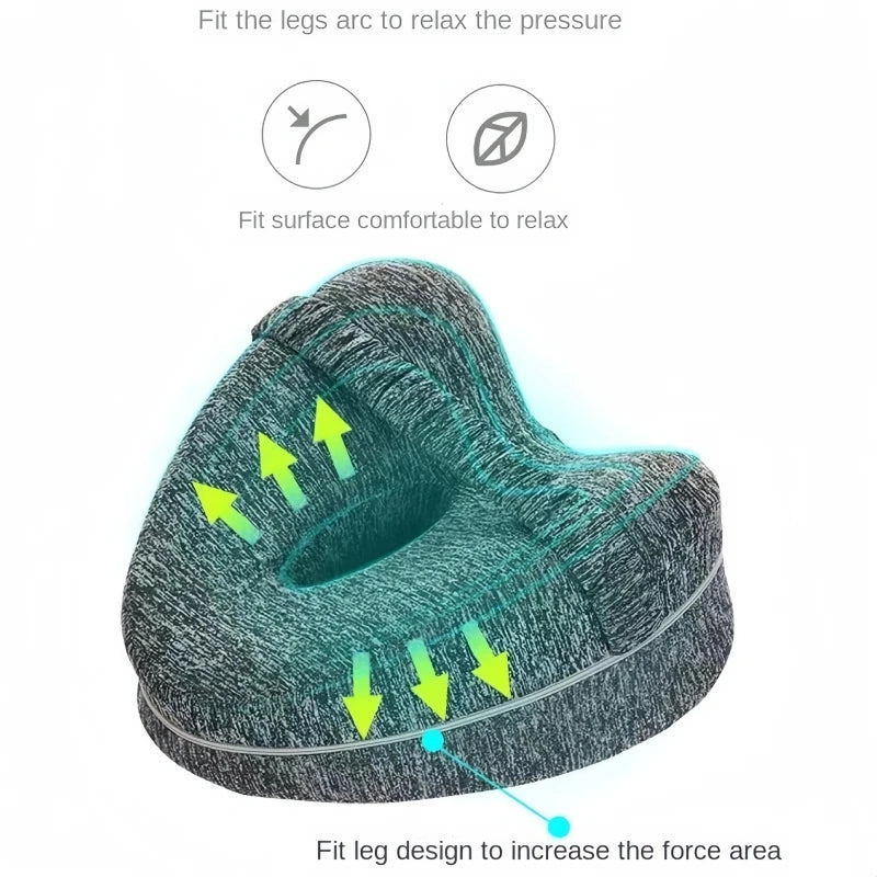 Leg Pillow Knee Pillow for Side Sleepers Leg Pillows for Sleeping Knee Cushion for Sleeping Suitable for Relieving Leg Knee Pain